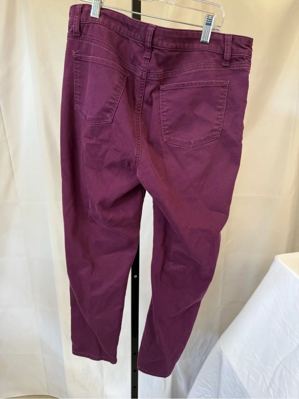 Talbots Purple Jeans women’s 10 Slim ankle classic spring